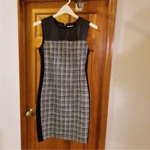 Tahari Black and Tweed Sleeveless
Formal Dress, size 4
